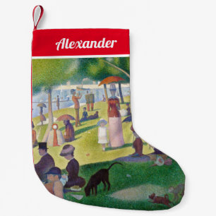 Petite Chaussette De Noël Georges Seurat - Un dimanche sur La Grande Jatte