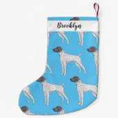 Petite Chaussette De Noël German Shorthred Pointer dog (Dos)