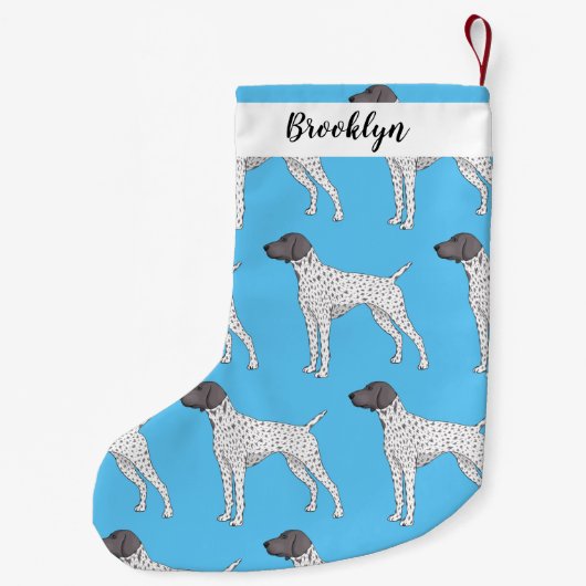 Petite Chaussette De Noël German Shorthred Pointer dog (Dos)