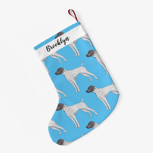 Petite Chaussette De Noël German Shorthred Pointer dog (Dos (Accrochage))