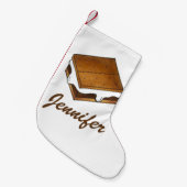 Petite Chaussette De Noël Gimme S'more Camping S'mores Toasé Marshmallow (Devant (Accrochage))