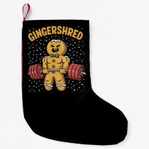 Petite Chaussette De Noël Gingershred Drôle Bonhomme en pain d'épices Gymnas