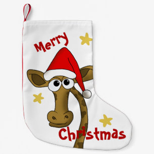 Petite Chaussette De Noël Girafe de Noël