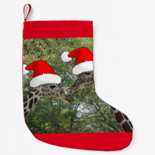 Petite Chaussette De Noël Girafes de Noël