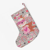 Petite Chaussette De Noël Girl Superhero Bunny (Dos (Accrochage))