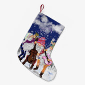 Petite Chaussette De Noël Gnome Music Band Funny Christmas Stocking (Devant (Accrochage))