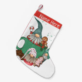 Petite Chaussette De Noël Gnomes et cacao (Devant (Accrochage))