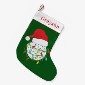 Petite Chaussette De Noël Golf Petite réserve de Noël (Devant (Accrochage))