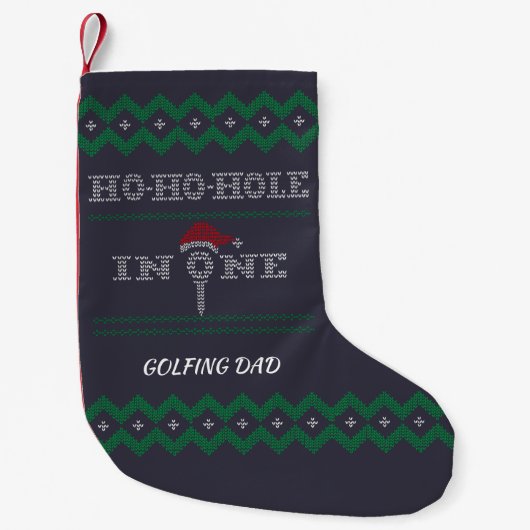 Petite Chaussette De Noël Golfer Christmas Stocking Hole in One (Devant)