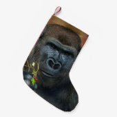 Petite Chaussette De Noël Gorilla Et Ses Berries (Devant (Accrochage))