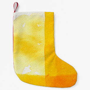 Petite Chaussette De Noël Grand arrière - plan aquarelle - peinture aquarell