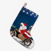 Petite Chaussette De Noël Grand chien Dane Noël Père Noël (Devant (Accrochage))