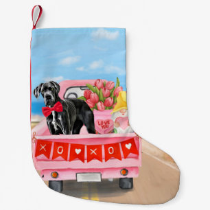 Petite Chaussette De Noël Grand Danois Camion de la Saint-Valentin
