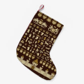 Petite Chaussette De Noël Grand ensemble d'éléments héraldiques. (Devant (Accrochage))