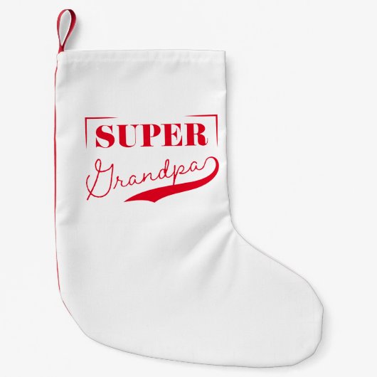 Petite Chaussette De Noël Grand-père (Devant)