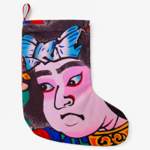 Petite Chaussette De Noël Graphique sur Kiteart traditionnel japonais, cerf-