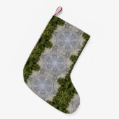 Petite Chaussette De Noël Green Moss & Earth Nature Art (Devant (Accrochage))