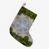 Petite Chaussette De Noël Green Moss & Nature Earth Art (Devant (Accrochage))
