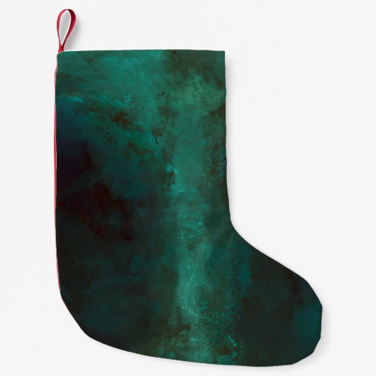 Petite Chaussette De Noël Gritté de peinture texture (Devant)