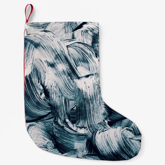 Petite Chaussette De Noël Grunge brush strokes background (Devant)