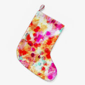 Petite Chaussette De Noël Grunge couleur point texture arrière - plan (Devant (Accrochage))