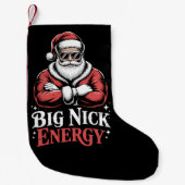 Petite Chaussette De Noël Grunt Style Big Nick Energy Funny Santa Christmas (Devant)