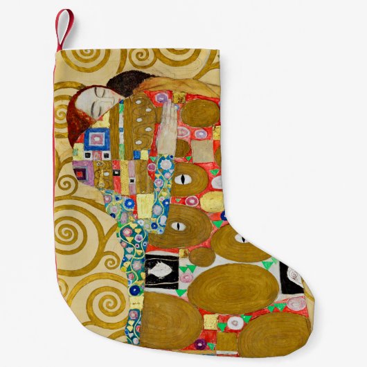 Petite Chaussette De Noël Gustav Klimt Exécution Nouveau Couple (Devant)