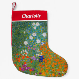 Petite Chaussette De Noël Gustav Klimt - Jardin des fleurs