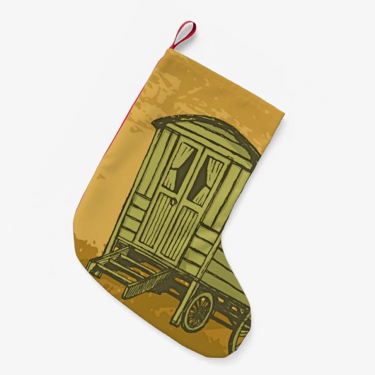 Petite Chaussette De Noël Gypsy caravan (Devant (Accrochage))