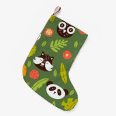 Petite Chaussette De Noël Habitants de la forêt : motif scandinave pour enfa (Devant (Accrochage))