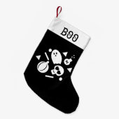 Petite Chaussette De Noël Halloween Stocking | Poison Ghost Citrouille Confe (Devant (Accrochage))