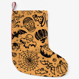 Petite Chaussette De Noël Halloween Vintage sans transparence