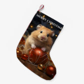 Petite Chaussette De Noël Hamster & Noël Bauble Noël Stocker (Devant (Accrochage))