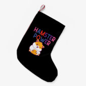 Petite Chaussette De Noël Hamster Power Cube Hamster (Devant (Accrochage))