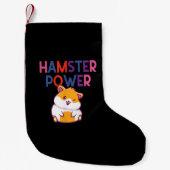 Petite Chaussette De Noël Hamster Power Cube Hamster (Devant)