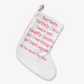 Petite Chaussette De Noël Hamster vilain (Devant (Accrochage))