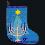 Petite Chaussette De Noël hanoukka menorah ensemencement<br><div class="desc">"hanoukka menorah", "happy hanoukka", menorah, "star de david", "chanoukah juif", Hanoukka, "fêtes juives"chanoukah, hannukah, chanoukkah</div>