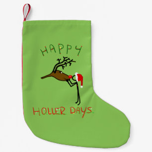 Petite Chaussette De Noël Happy Hollerdays 4 - embrasser un renne.