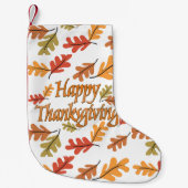 Petite Chaussette De Noël Happy Thanksgiving (Devant)