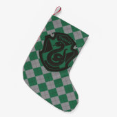 Petite Chaussette De Noël Harry Potter | Slytherin House Pride Crest (Devant (Accrochage))