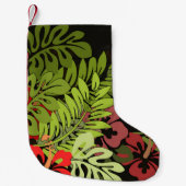 Petite Chaussette De Noël Hawaii Aloha Flower Art Print (Devant)