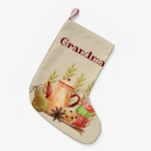 Petite Chaussette De Noël Heure du thé festif (Devant (Accrochage))