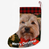 PETITE CHAUSSETTE DE NOËL HEUREUX CHIEN XMAS YAPPY (Dos)