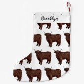 Petite Chaussette De Noël Highland cow (Dos)