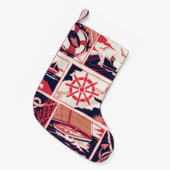 Petite Chaussette De Noël Histoire marine (Devant (Accrochage))