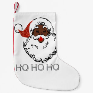 Petite Chaussette De Noël ho black père Noël