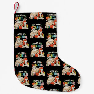 Petite Chaussette De Noël Ho Ho Ho Mosexuel Gay Père Noël LGBT Fierté Noël