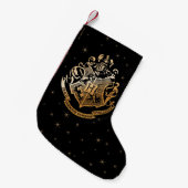 Petite Chaussette De Noël HOGWARTS™ Crest doré (Devant (Accrochage))