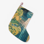 Petite Chaussette De Noël Hokusai Amida Cascade Japon (Devant (Accrochage))