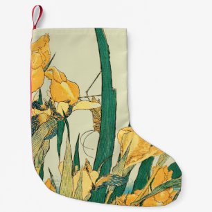 Petite Chaussette De Noël Hokusai Sauterelle Iris Impression Vintage : Japon